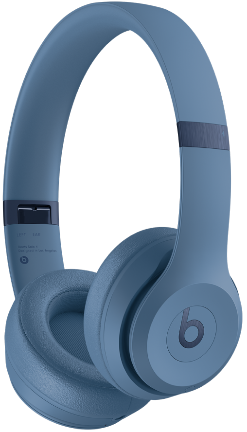 Obrázek sluchátek Beats Solo 4 v břidlicově modré barvě
